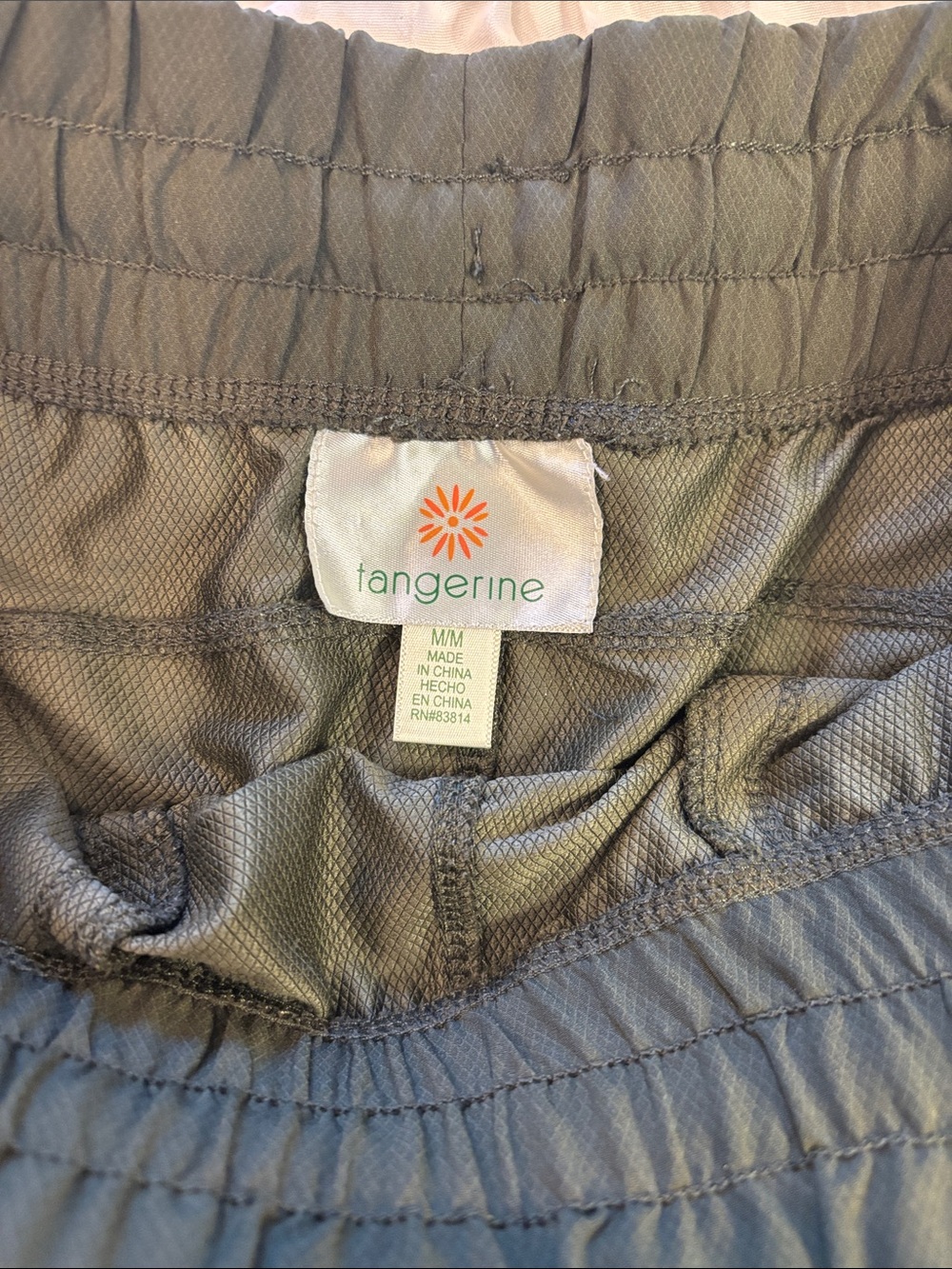 Tangerine Olive Drawstring Athletic Shorts - Picture 7 of 8
